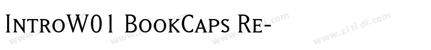 IntroW01 BookCaps Re字体转换